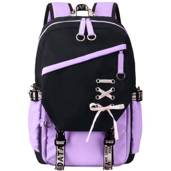 School Backpack for Teens Middle School Bookbag Students Lightweight - Picture 1 of 7